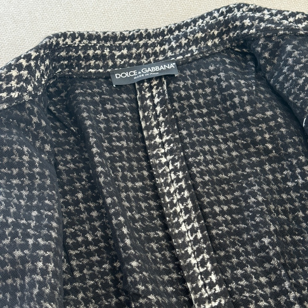 Dolce & Gabbana Black and White Women's Jacket - Picture 5 of 8